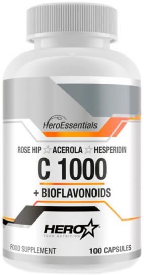 Hero Essentials C 1000 + Bioflavonoids 100 caps Hero Essentials C 1000 + Bioflavonoids 100 caps