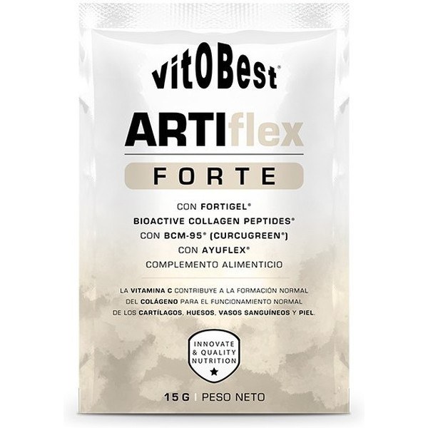 Vitobest Artiflex Forte 22 Umschläge x 15 Gr / Formel mit Fortigel hydrolysierten Kollagenpeptiden