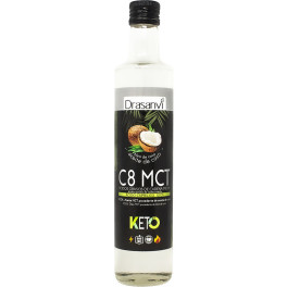 Drasanvi Oil Mct C8 Pure Noix de Coco 100% 500 ml Keto