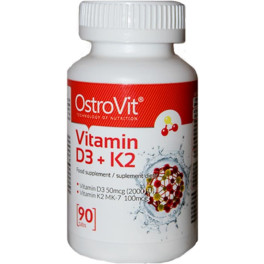 Ostrovit Vitamina D3 Mais K2 - 90 Comp