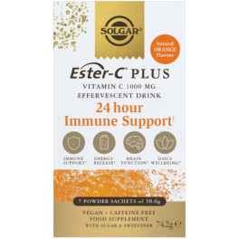Envelopes Solgar Ester-c Efervescente 1000mg Vit C-7