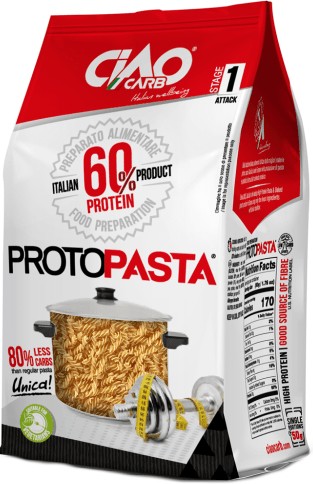 CiaoCarb ProtoPasta Fussilli Fase 1 - 5 bolsas x 50 gr CiaoCarb ProtoPasta Fussilli Fase 1 - 5 bolsas x 50 gr