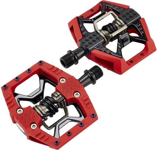 Crank Brothers Pedales Double Shot 3 Rojo-Negro Crank Brothers Pedales Double Shot 3 Rojo-Negro