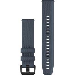 Sangles à dégagement rapide Garmin 20 mm gris avec composants en acier inoxydable noir