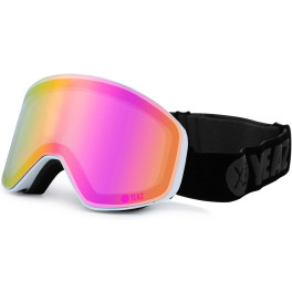Yeaz Apex Gafas De Esquí Y Snowboard Magnet Verdes Reflejadas/blanco