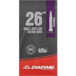 Chaoyang Super Lite Tube 26 X 1.25/1.50 Fv
