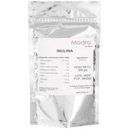 Moara Inulina En Polvo Pura De Achicoria - Sin Gluten- 200 Gr