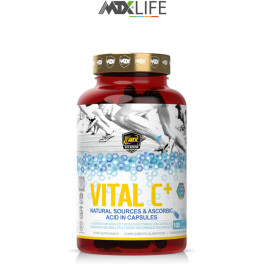 Mtx Nutrition Vitalc Plus [100 Comp]  - Vitamina C En Forma De Acido Ascórbico Premium De Calidad Farmacéutica Pura Y Altament