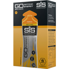 Sis (science In Sport) Sis Go Isotonic Energy 6 Gels X 60 Ml