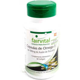Fairvital Omega 3 De Aceite De Pescado De 1000mg - 90 Caps -antinflamatorio - Antioxidante