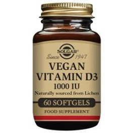 Solgar Vegan Vitamina D3 1000ui - 60 Softgels