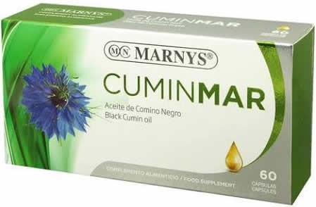 Marnys Cuminmar Aceite de Comino Negro 60 perlas Marnys Cuminmar Aceite de Comino Negro 60 perlas