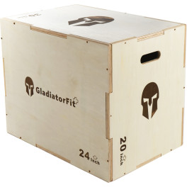 Gladiatorfit Caja De Madera 3 En 1 60x505x755 Cm