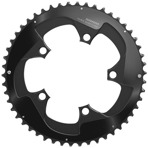 Sram Plato Road Rojo50 Dientes 11V 110 Bcd Negro Sram Plato Road Rojo50 Dientes 11V 110 Bcd Negro