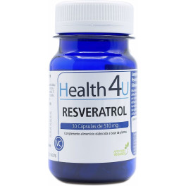 H4u Resveratrol 510 Mg 30 Cápsulas Unisex