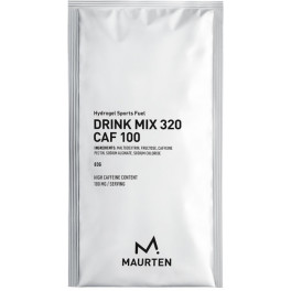 Maurten Drink Mix 320 CAF 1 Envelop x 80 Gr - Energiedrank met een hoge concentratie koolhydraten en cafeïne. Glutenvrij / veganistisch