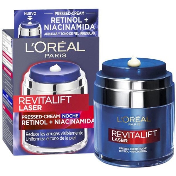 L'oreal Revitalift Laser Crema Noche Con Retinol Y Niacinamida 50 Ml Unisex