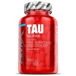 Amix Taurine 120 Caps - Pure Amino Acido / Apoya el Funcionamiento del Sistema Nerviosos y La actividad del Corazón