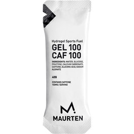 Maurten Gel 100 Caf 100 1 Gel x40 Gr - Gel Energético Único com Tecnologia Hydrogel. Sem Glúten / Vegano