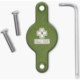 Muc-off Soporte Secure Tag Para Localizador Apple Airtag Al Portabidon Verde