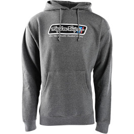 Troy Lee Designs Factory Pullover Hoodie Heather Gray S