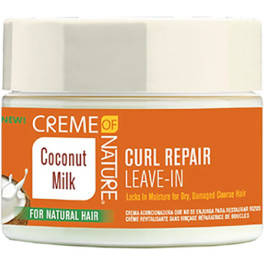 Creme Of Nature Coconut Milk Curl Reapir Leave In 326g