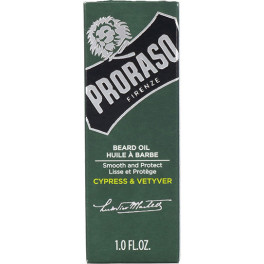 Proraso Beard Oil Cypress & Vetyver Aceite Para La Barba 30ml.