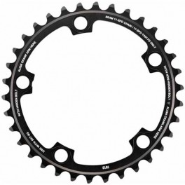 Corona Sram Road Red22 11 velocitu00e0 36 denti 110 BCD nera