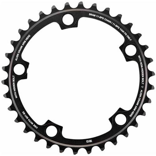 Sram Plato Road Red22 36 Dientes 11V 110 Bcd Negro Sram Plato Road Red22 36 Dientes 11V 110 Bcd Negro