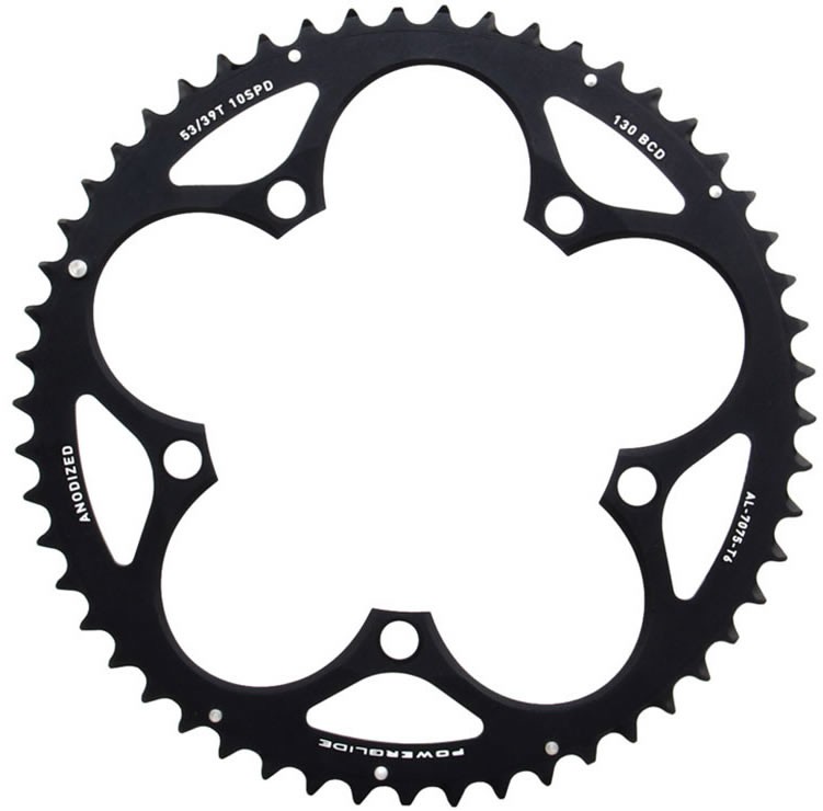 Sram Plato Road 53 Dientes Negro 130 Bcd Sram Plato Road 53 Dientes Negro 130 Bcd