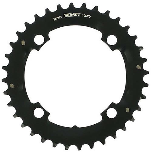 Sram Plato Mtb Negro 36 Dientes (2X10) 104Bcd 36/22 Sram Plato Mtb Negro 36 Dientes (2X10) 104Bcd 36/22