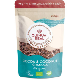 Quinua Real Granola De Cacao Y Coco Bio 100% Plastic Free