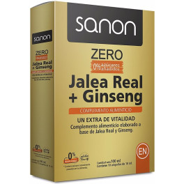 Sanon Jalea Real + Ginseng Zero De 10 Ml 10 Ampollas Unisex