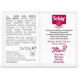 Dr. Schar Glutenvrije Gedehydrateerde Gist 2x10 gram