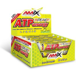 Amix ATP Energy Liquid 10 Ampolas x 25 Ml - Efeito Ardente / Contém Extrato de Guaraná e Cafeína