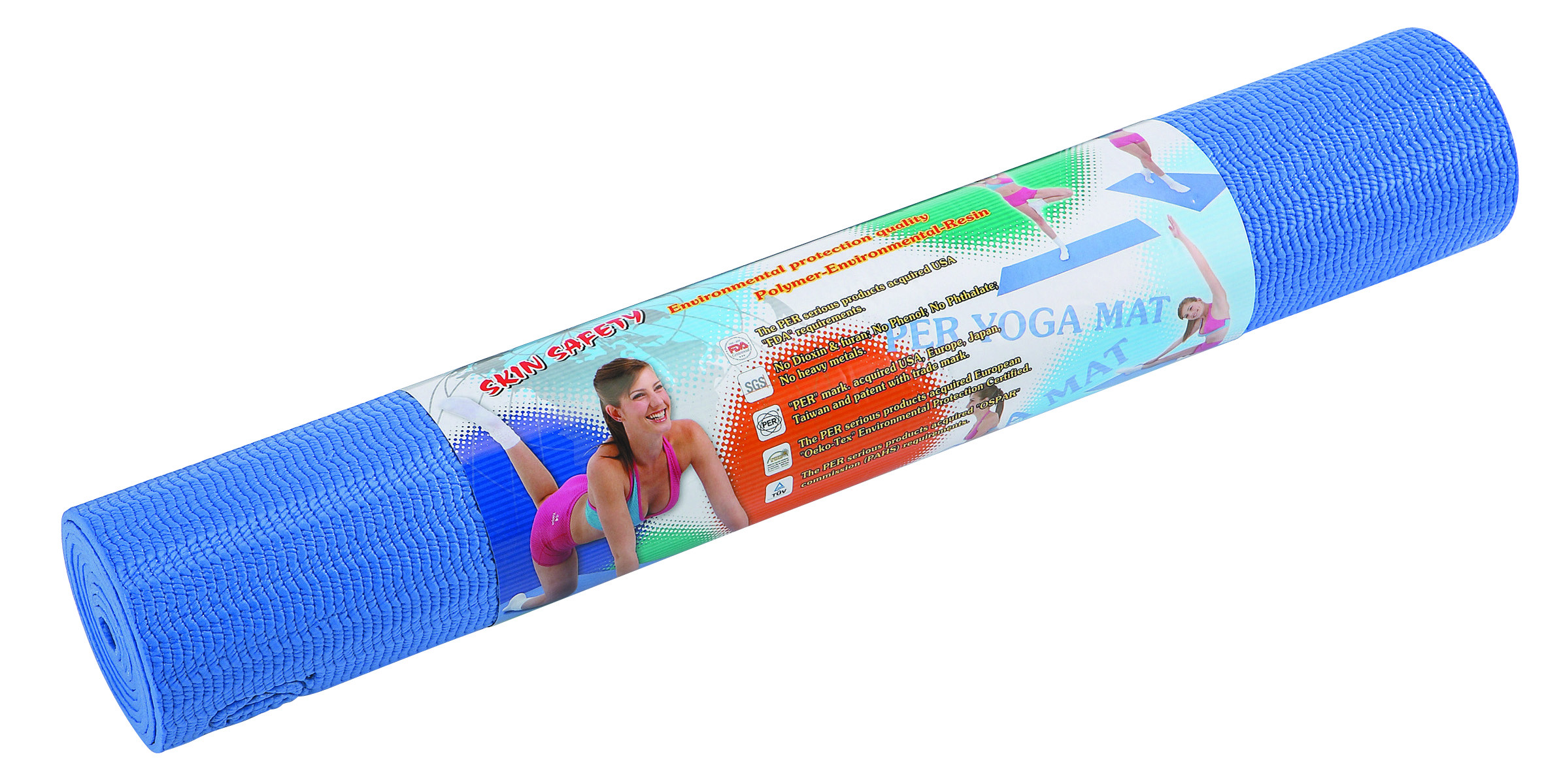 Atipick Colchoneta Yoga Antideslizante 182 x 61 cm Azul Esterilla Atipick Colchoneta Yoga Antideslizante 182 x 61 cm Azul Esterilla