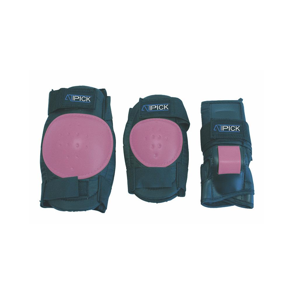 Atipick Set Protecciones Patinaje Junior Rosa Atipick Set Protecciones Patinaje Junior Rosa