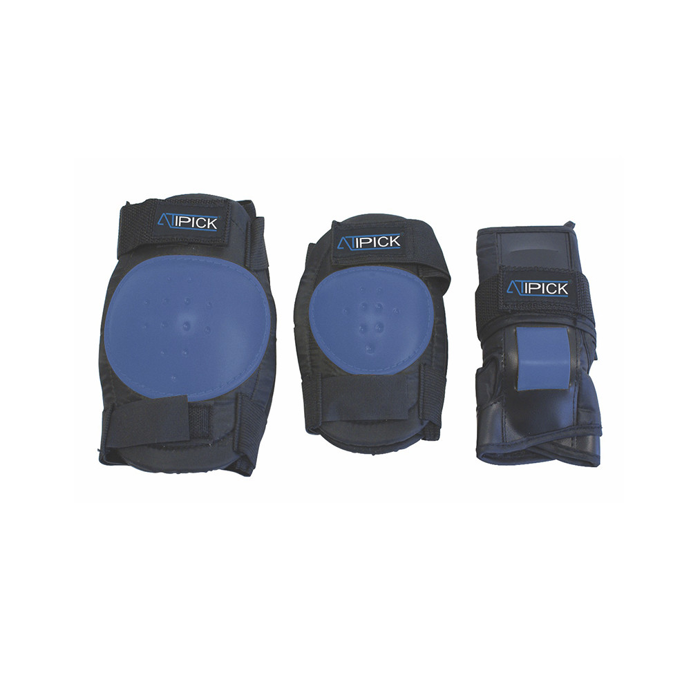 Atipick Set Protecciones Patinaje Junior Azul Atipick Set Protecciones Patinaje Junior Azul
