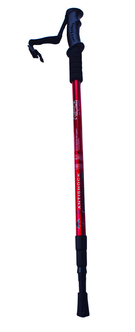 Atipick Baston Senderismo Aluminio 65-135 Cm Rojo Atipick Baston Senderismo Aluminio 65-135 Cm Rojo
