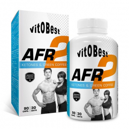 VitOBest AFR2 90 VegeCaps - Frambozen Ketonen + Groene Koffie / Stimuleert Metabolisme