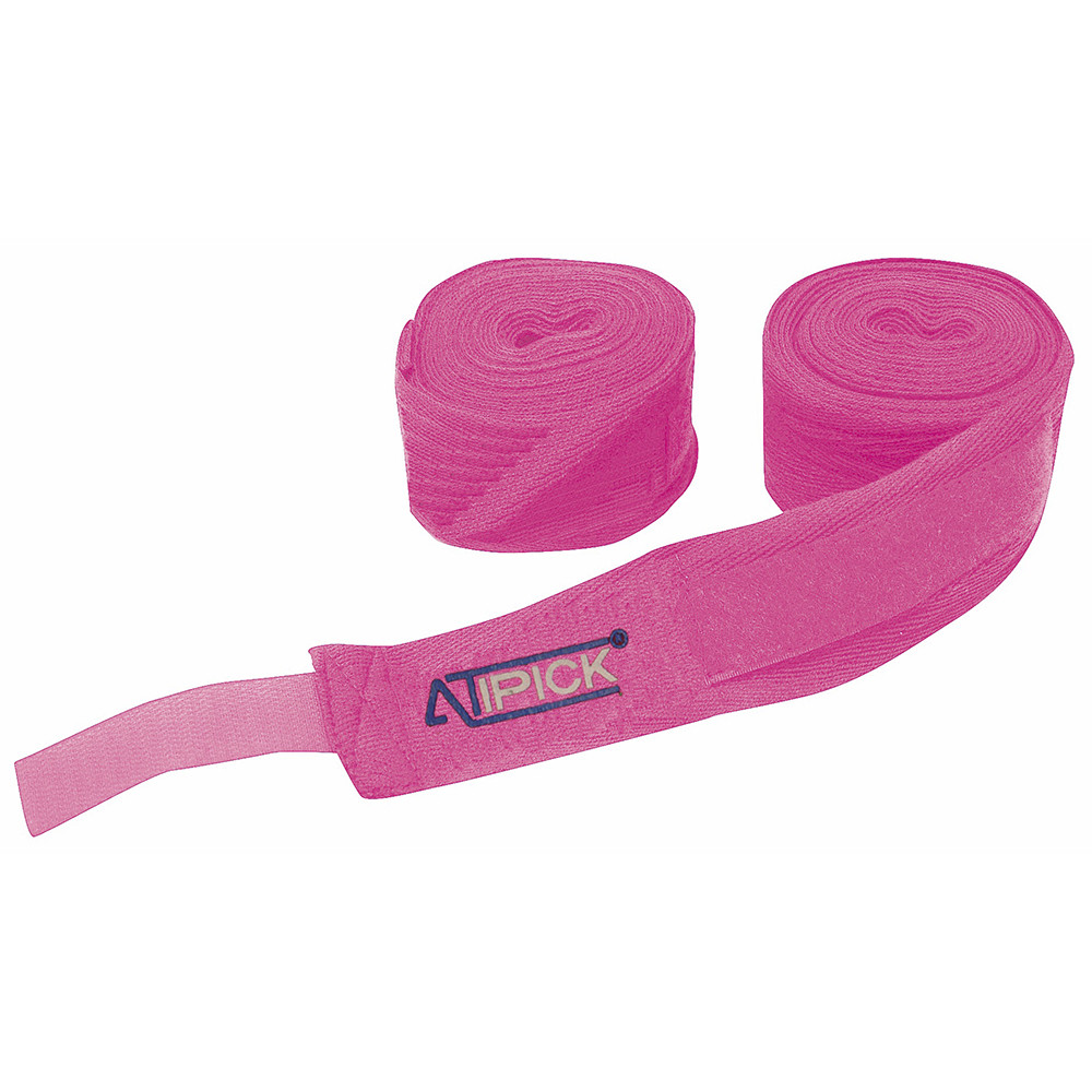Atipick Par Vendas Algodón Para Boxeo 5m X 5 Cm. Rosa Atipick Par Vendas Algodón Para Boxeo 5m X 5 Cm. Rosa