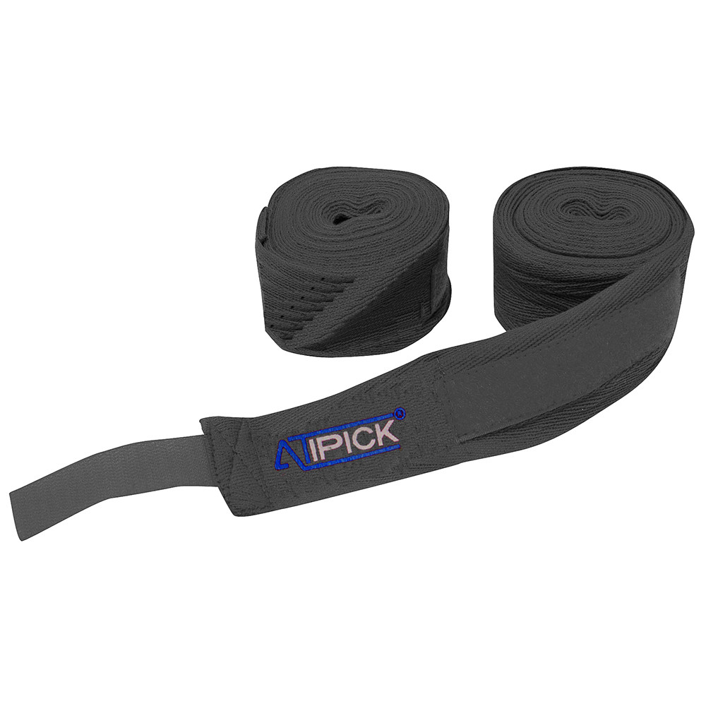 Atipick Par De Vendas Algodón 2.5m X 5cm. Negro Atipick Par De Vendas Algodón 2.5m X 5cm. Negro
