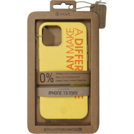 Muvit For Change Carcasa Apple Iphone 13 Mini Bambootek Grafik Naranja