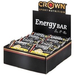 Crown Sport Nutrition Energy Bar 12 x 60 Gr - Haferflocken-Energieriegel. Ohne Schokoladenüberzug