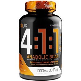 Starlabs Nutrition 4:1:1 Anabolic Bcaa 100 Tabs - Branched Chain Amino Acid Complex