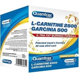Quamtrax L-Carnitine 2500 Garcinia 500 20 Flacons x 20 Ml