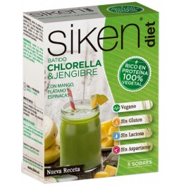 Siken Diet Batido de Chlorella y Jengibre 5 sobres x 20 gr Siken Diet Batido de Chlorella y Jengibre 5 sobres x 20 gr