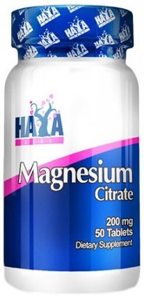 Haya Labs Citrato de Magnesio 200 mg 50 tabs Haya Labs Citrato de Magnesio 200 mg 50 tabs