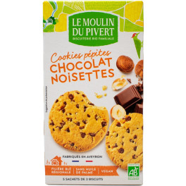 Le Moulin Du Pivert Cookies Con Pepitas De Chocolate Y Avellanas Bio