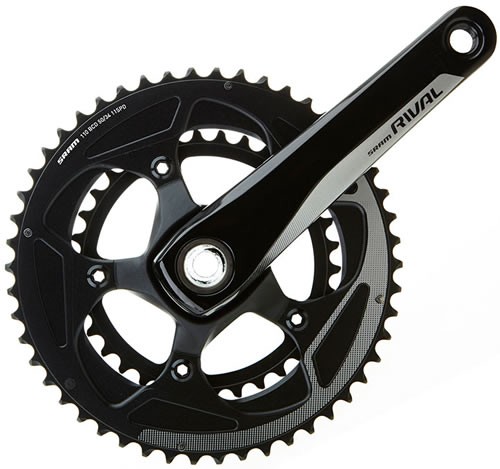 Sram Biela Rival22 Yaw 172.5 52-36 Bb30 Negro 110 Bcd Sram Biela Rival22 Yaw 172.5 52-36 Bb30 Negro 110 Bcd